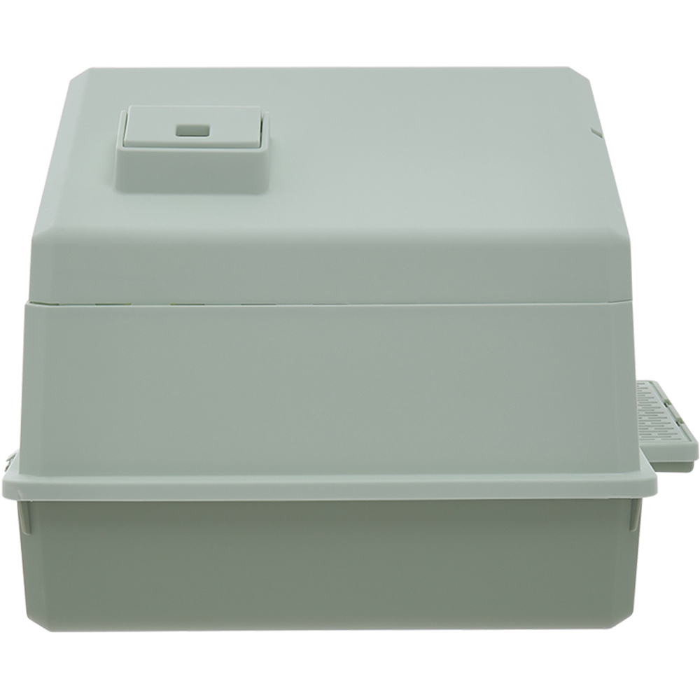 Living and Home Foldable Anti Splash Enclosed Cat Litter Box Image 3