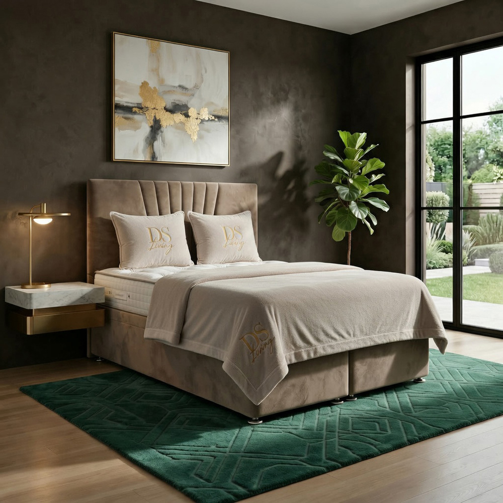 DS Living Vesper Super King Size Mink Ottoman Bed Image 6