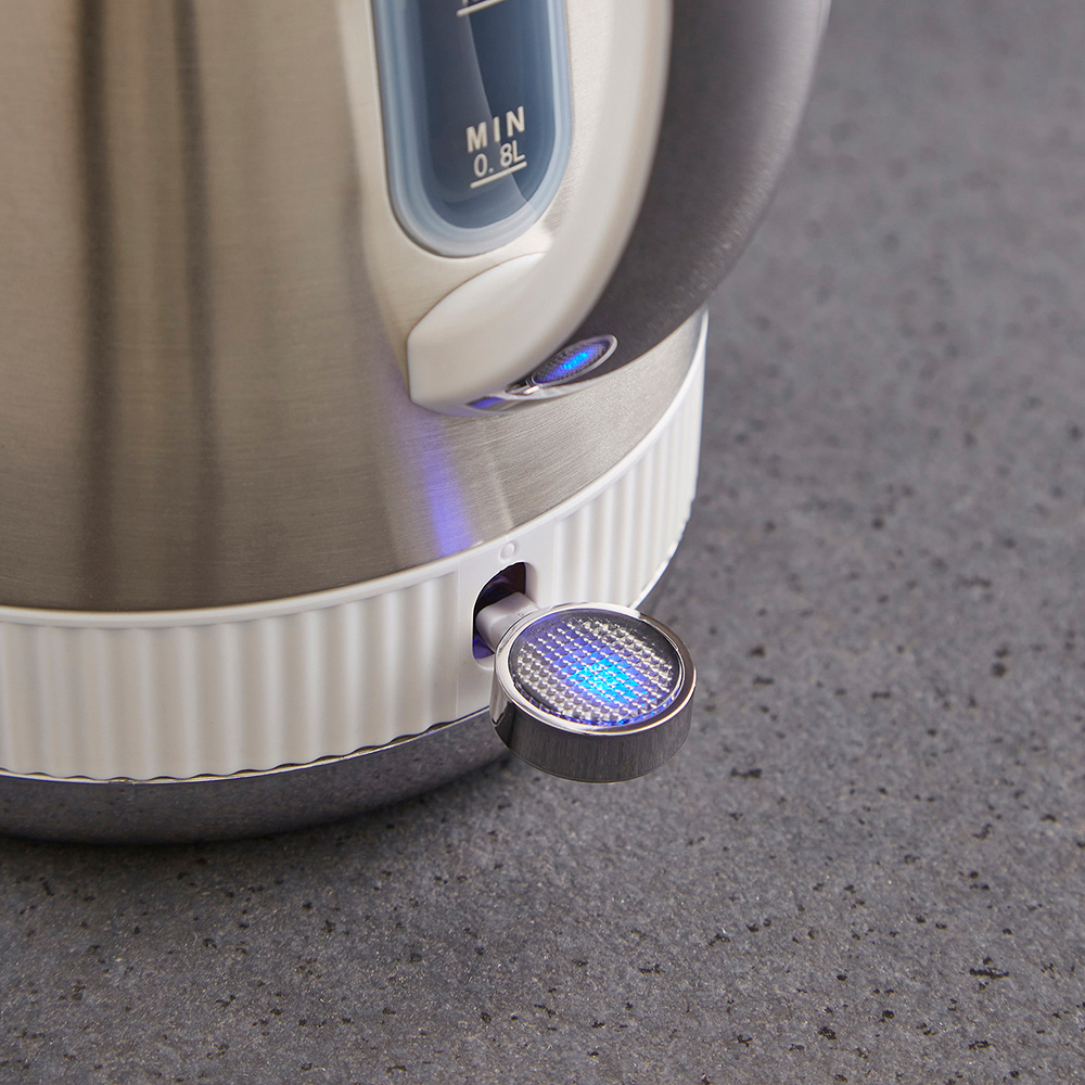 Morphy Richards Mexborough 102903 White Trim Stainless Steel 1.7L Kettle Image 6