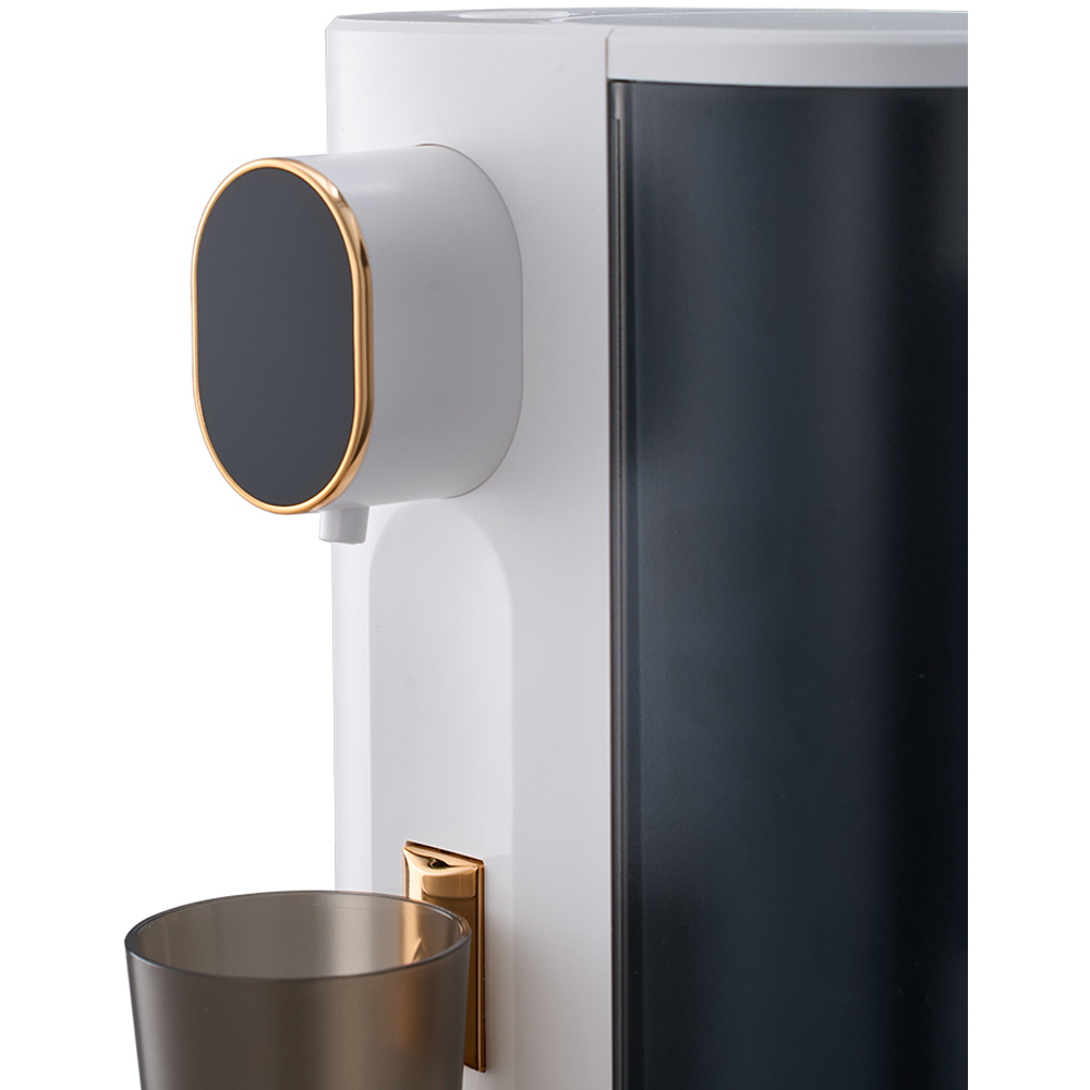 Living and Home White Rechargeable Wall-Mounted Mouthwash Dispenser with 2 Cups 600ml Image 2