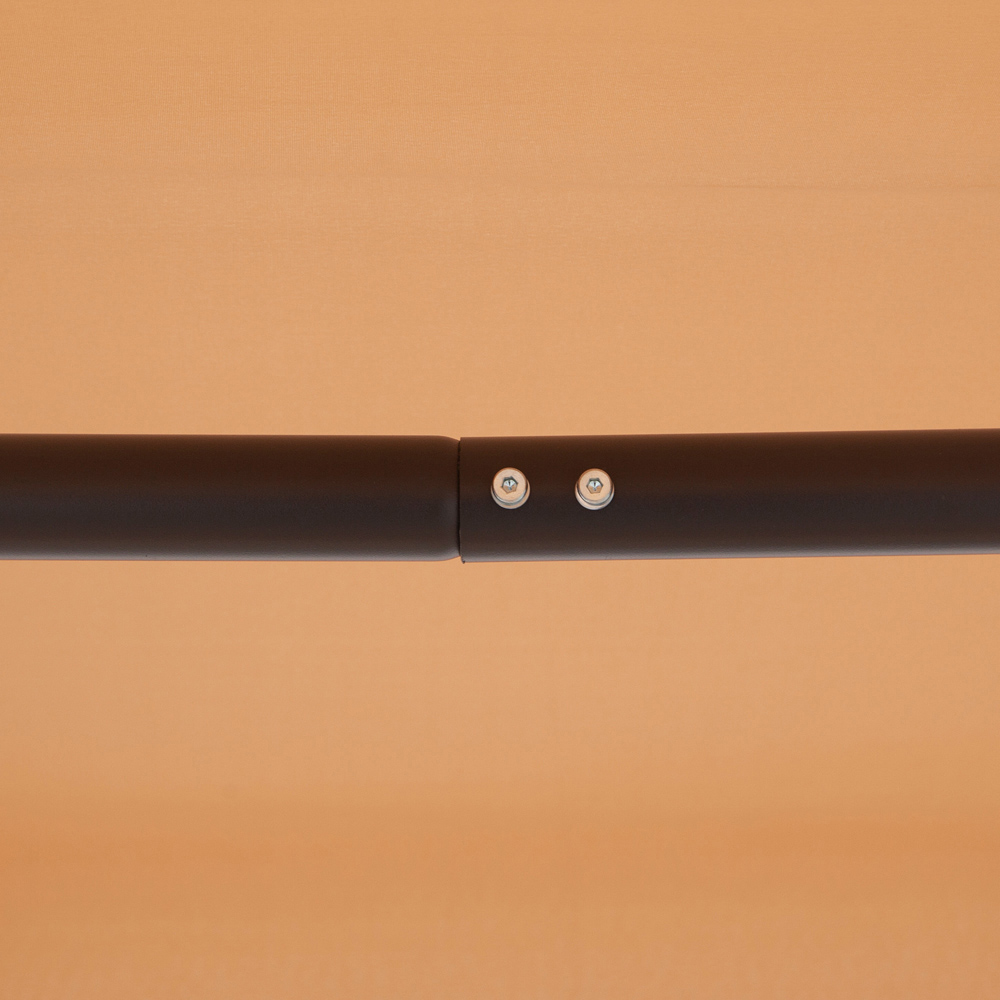 Outsunny 3 Seater Beige Swing Chair with Canopy Image 3