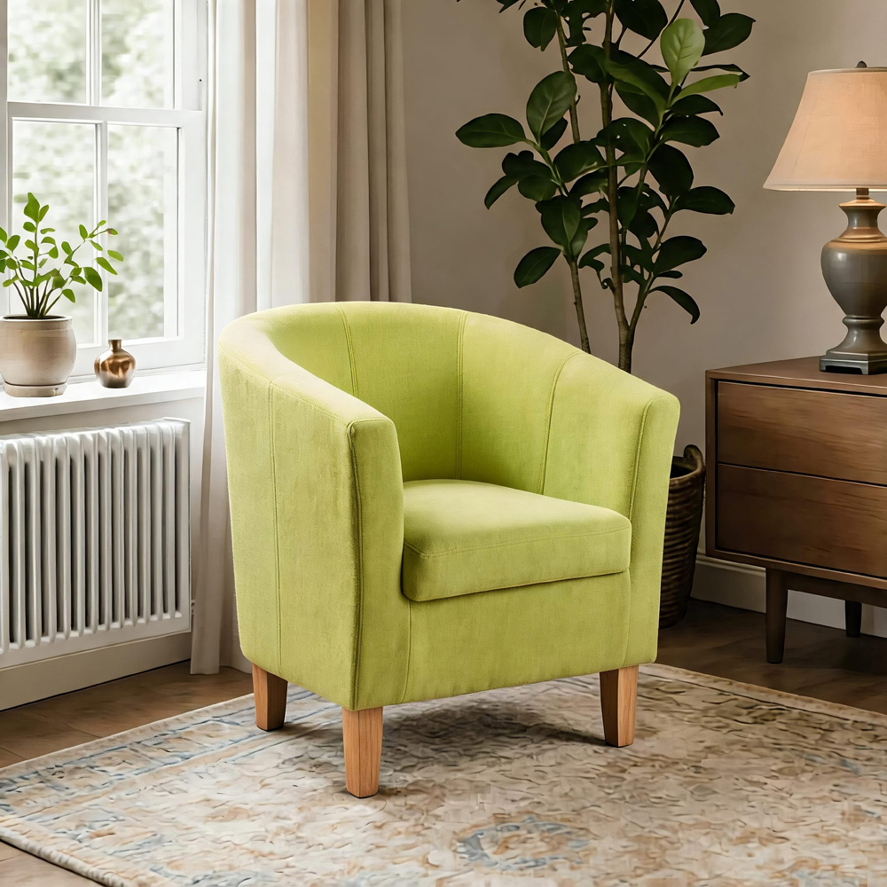 Home Source Bedford Green Padded Tub Chair Image 5