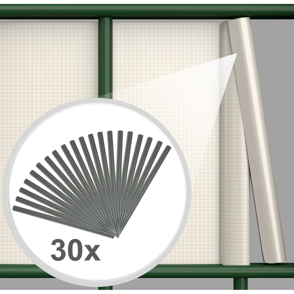 tectake Grey Opaque and Tear-Resistant Double Sided Privacy Film 19 x 7000cm Image 6