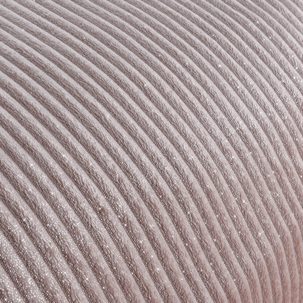 Velosso Single Blush Glitter Cord Duvet Set Image 3