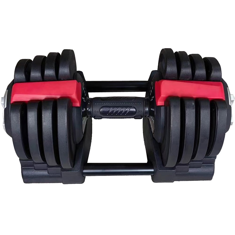 Strongology ELEMENT18 Home Fitness Black and Red Adjustable Dumbbell 1.5kg to 18kg Image 4