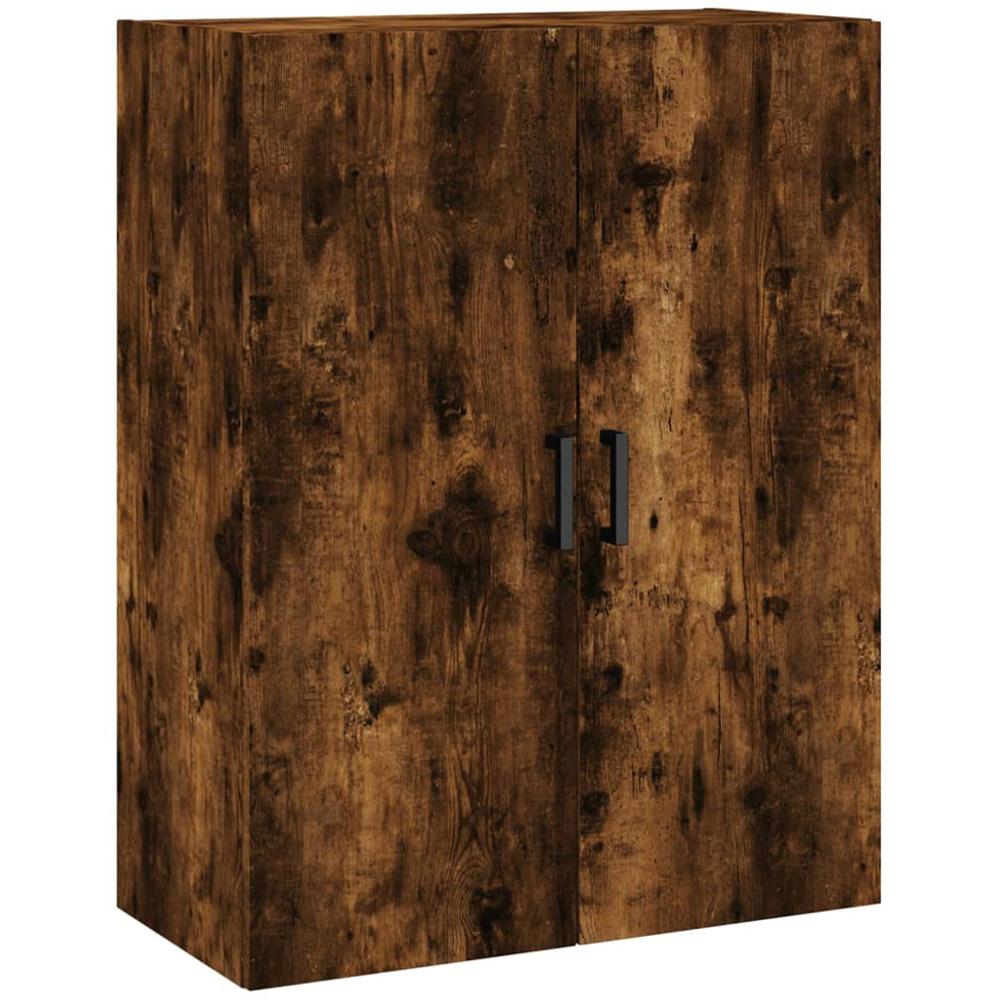 vidaXL 2 Door Smoked Oak Wall Mounted Cabinet Set of 2 Image 5