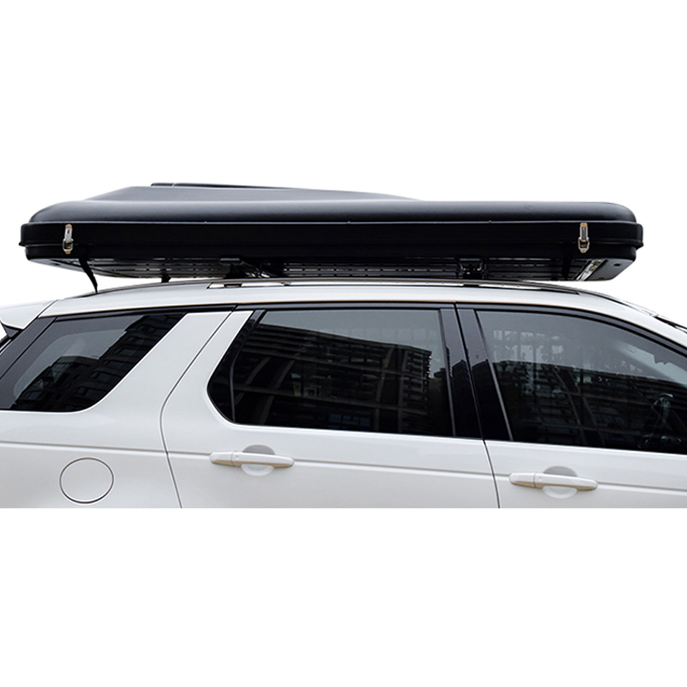 Living and Home Green Hard Shell Car Roof Tent with Retractable Ladder 210 x 130cm Image 4