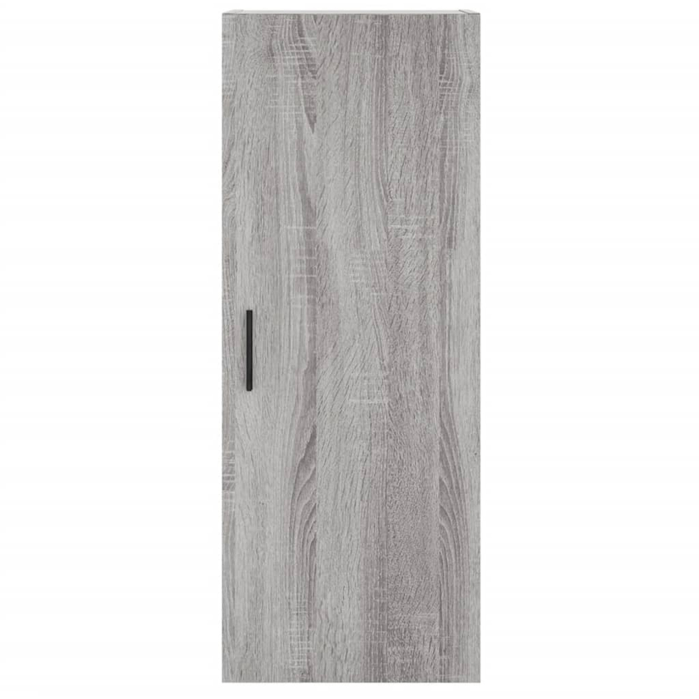 vidaXL Single Door Grey Sonoma Wall Mounted Cabinet Image 7