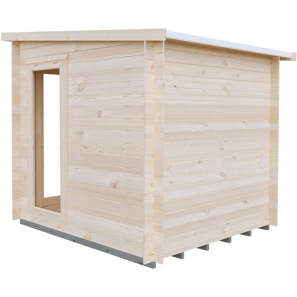 Shire Tilney 8 x 7ft Pent Garden Log Cabin Image 4