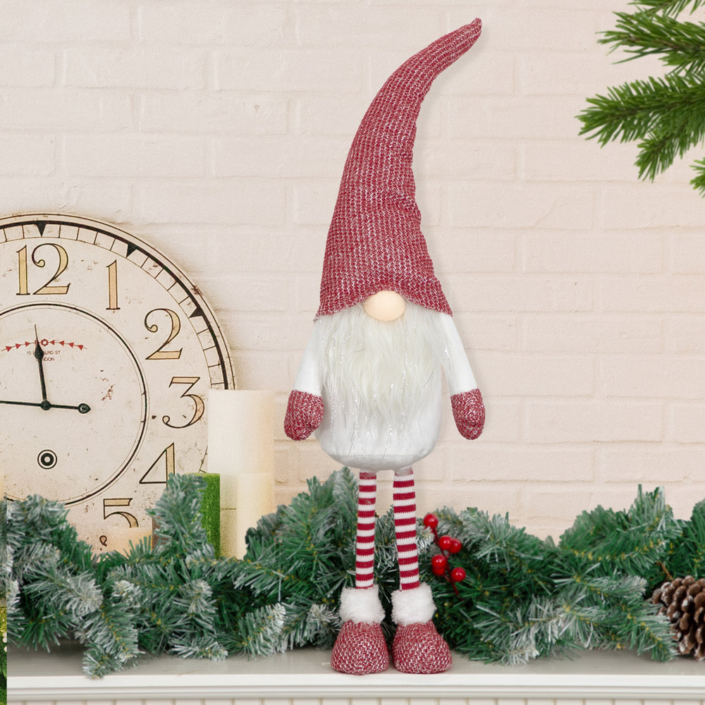 The Christmas Workshop Red Standing Gonk Decoration 63cm Image 2
