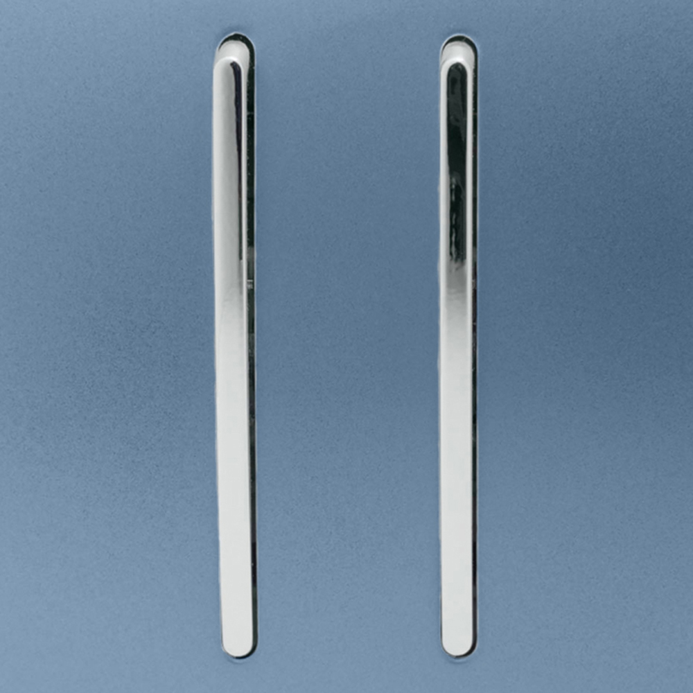 Trendi Switch 2 Gang 10amp Sky Blue Rocker Light Switch Image 2