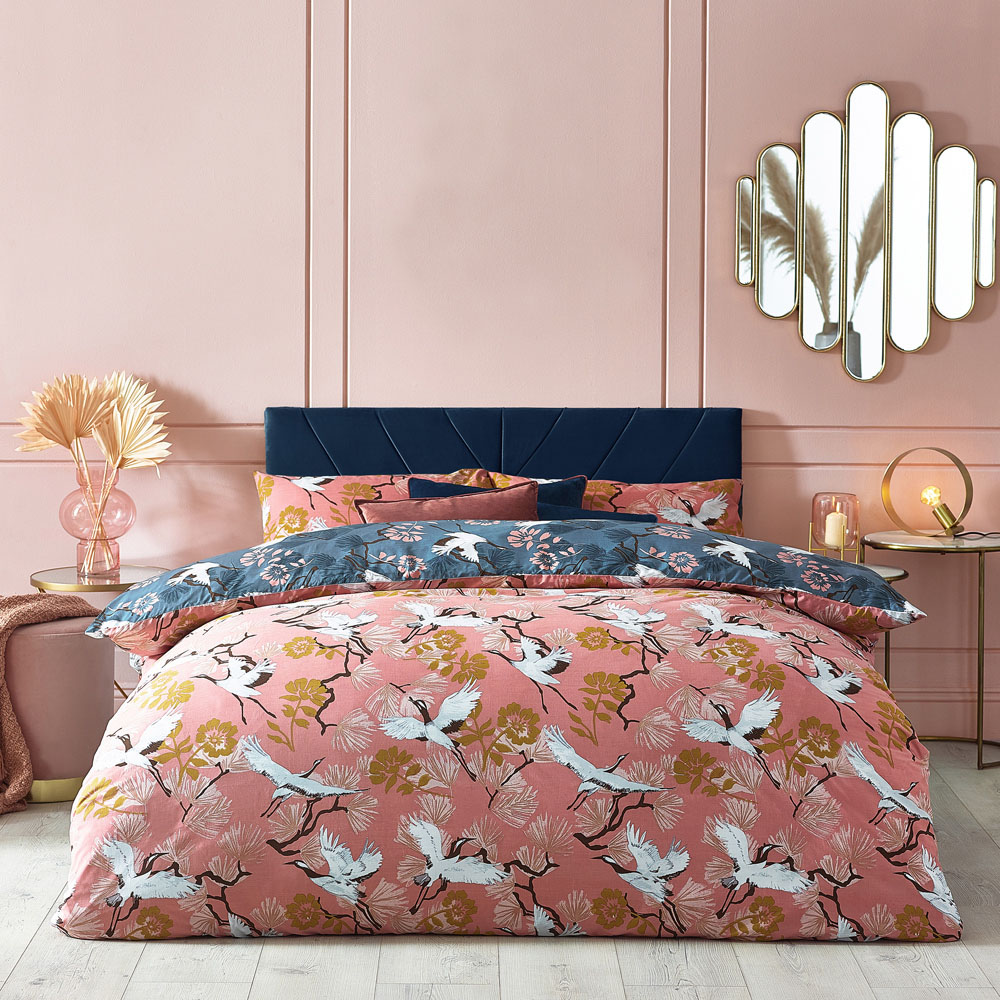 furn. Demoiselle Double Blush Duvet Set Image 1