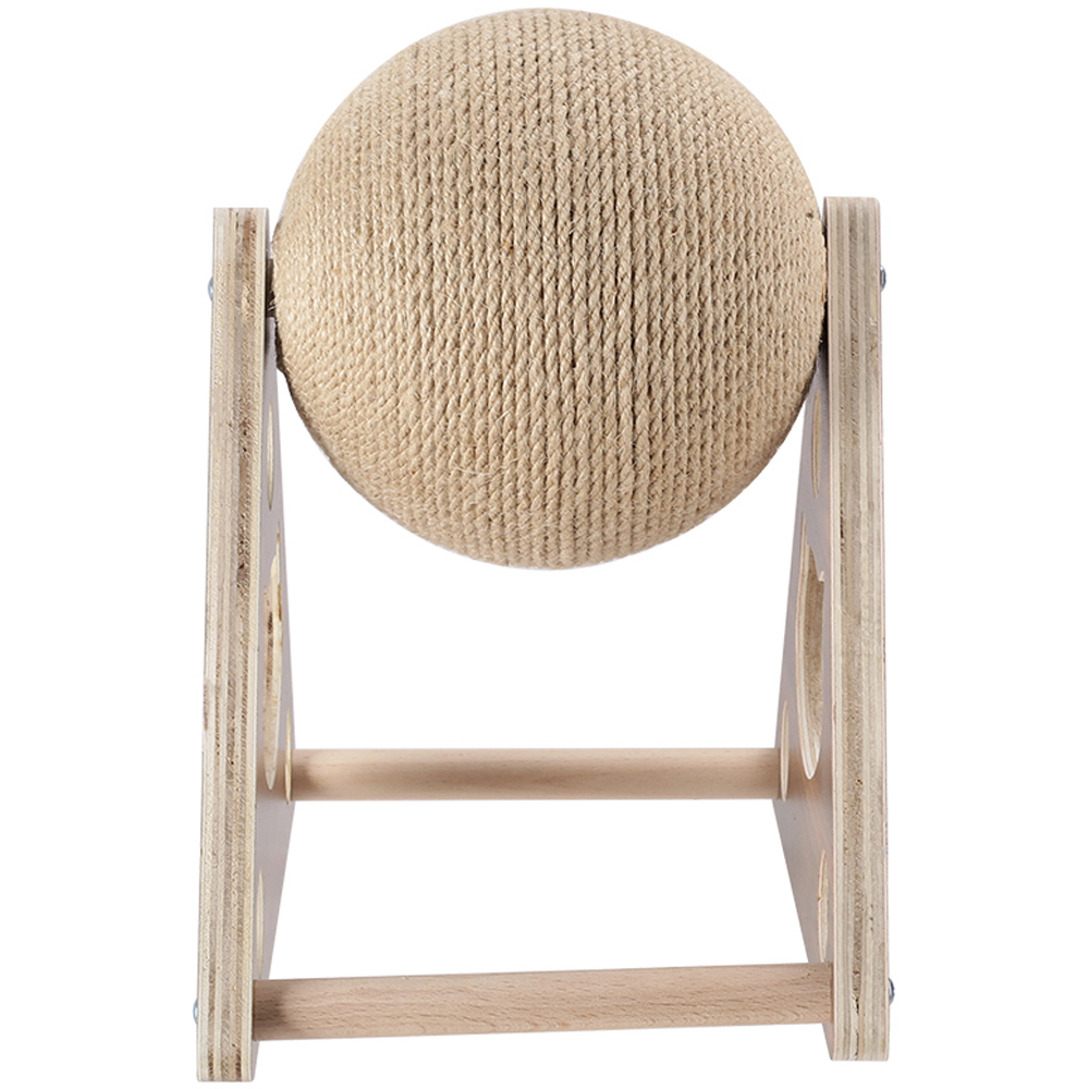 H&O Direct Natural Sisal Cat Scratching Ball Toy Image 3