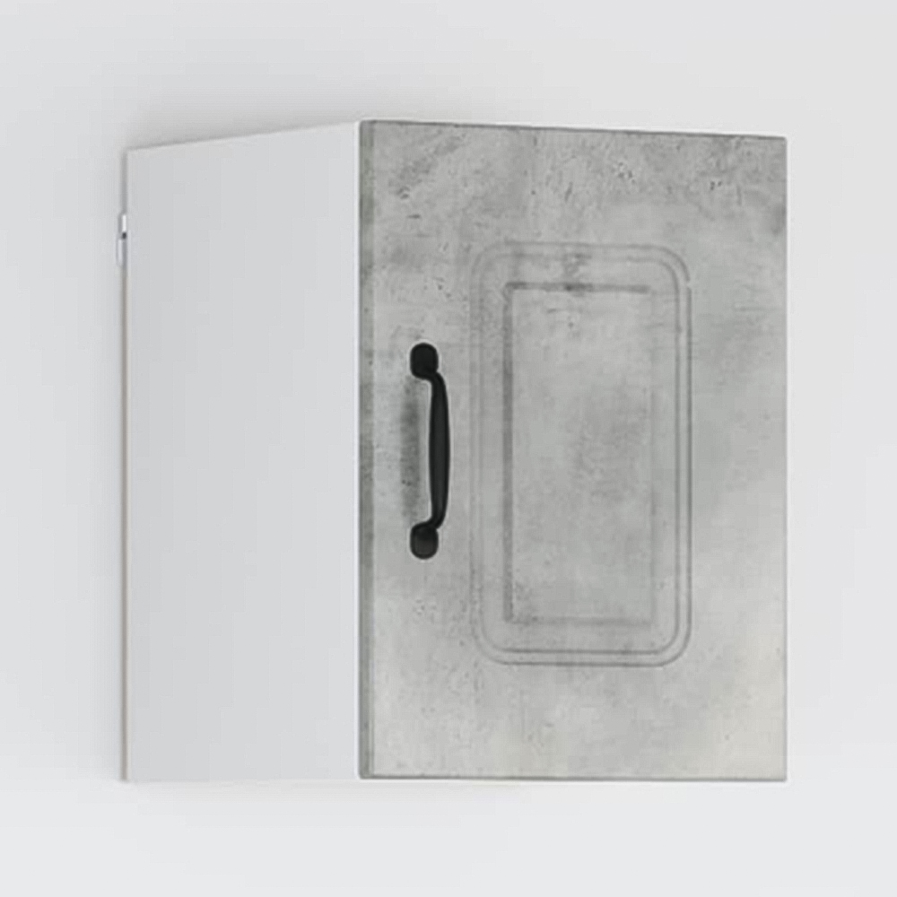 vidaXL Kalmar Single Door Concrete Grey Wall Mounted Kitchen Cabinet Image 1
