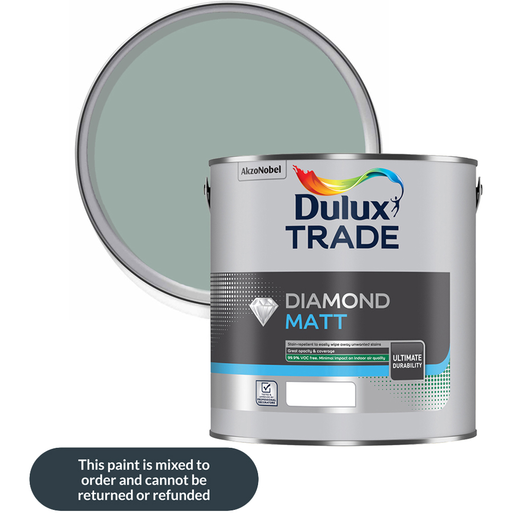 Dulux Trade Fresh Foliage Walls and Ceilings Diamond Matt Paint 5L Image 1
