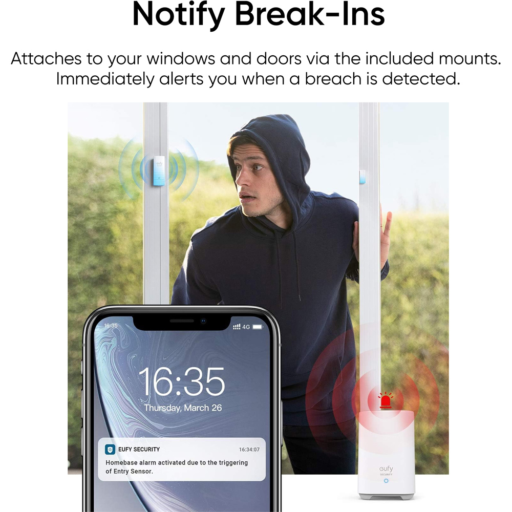 eufy Security 5 Piece Home Alarm Kit Image 2