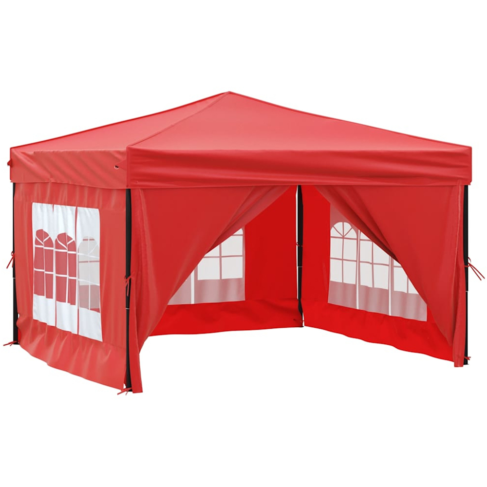 vidaXL 3 x 3m Red Foldable Party Tent Image 3