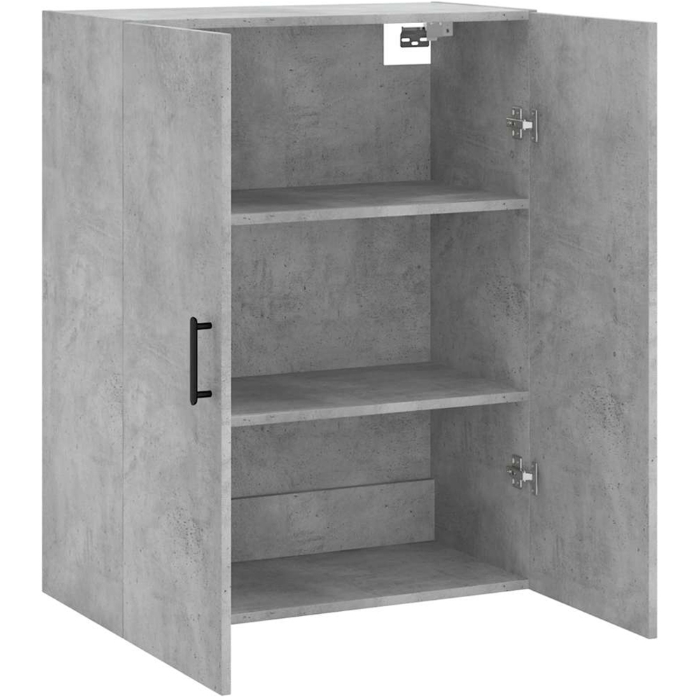 vidaXL 2 Door Concrete Grey Wall Mounted Cabinet Image 6