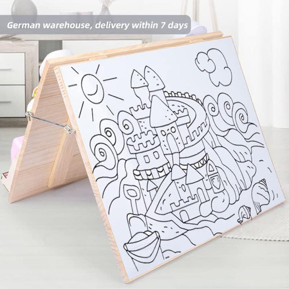 Dyzi Toddlers Blue Montessori Busy Board Sensory Toy Image 2