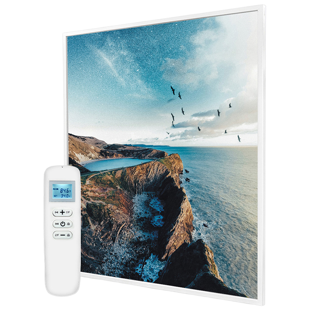 Mirrorstone Nexus Mystical Lagoon Image Wi-Fi Infrared Heating Panel 1200W 995 x 1195mm Image 1