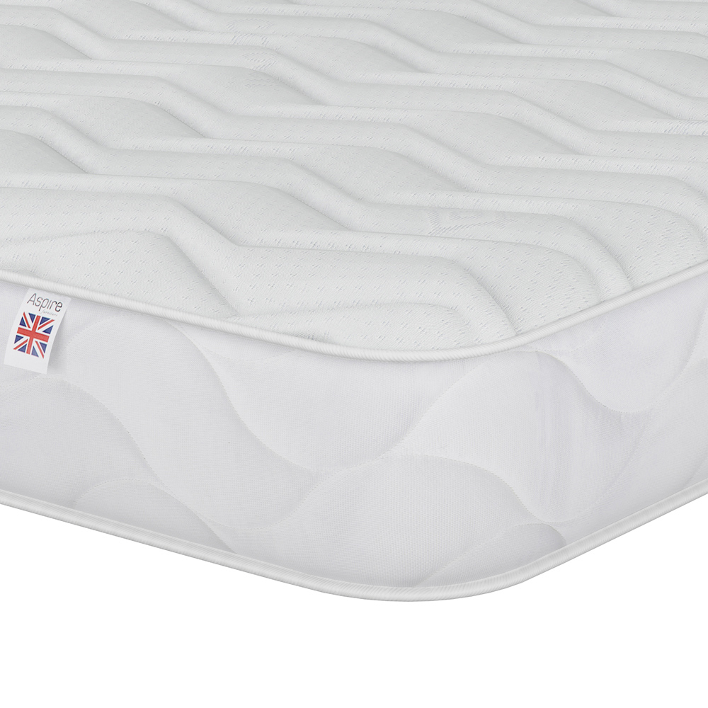 Aspire Furniture Small Single Rolled Comfort Hybrid Plus Mattress Image 3