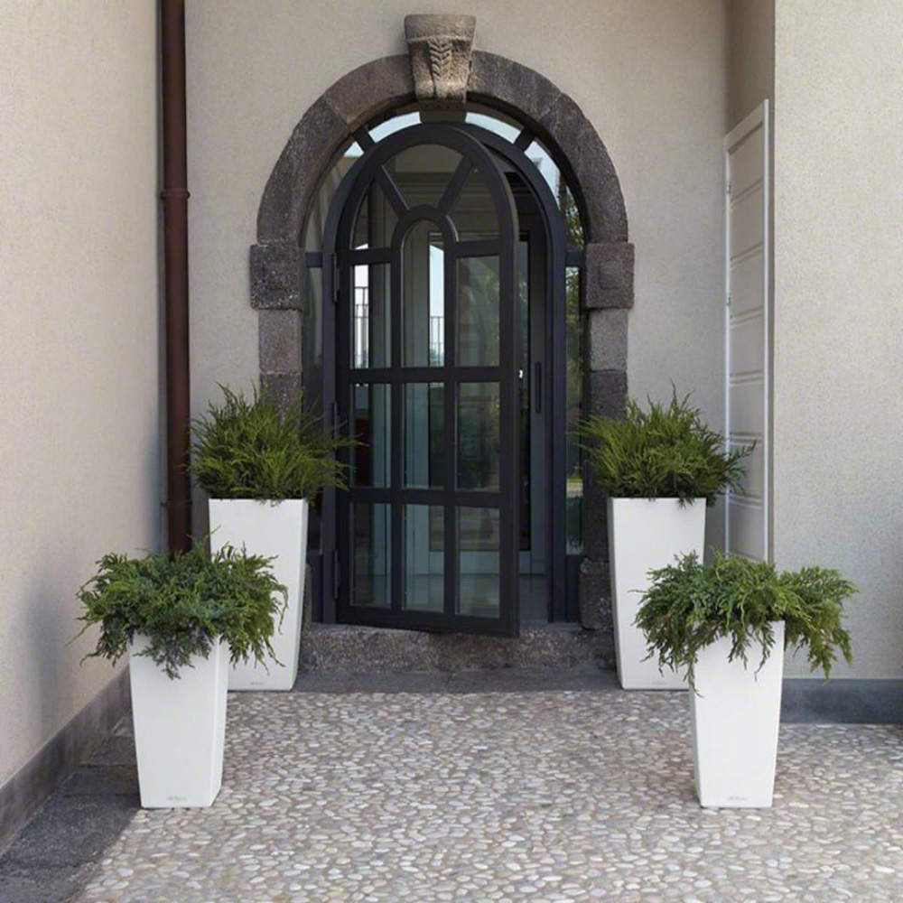 Lechuza Cubico Colour 40 White Poly-Resin Self-Watering Planter 75cm Image 4