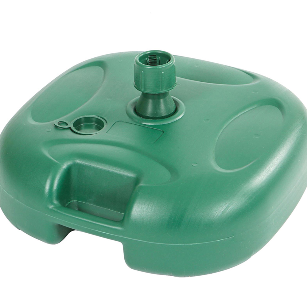 Harbour Housewares Green Plastic Fillable Parasol Base 20L Image 1