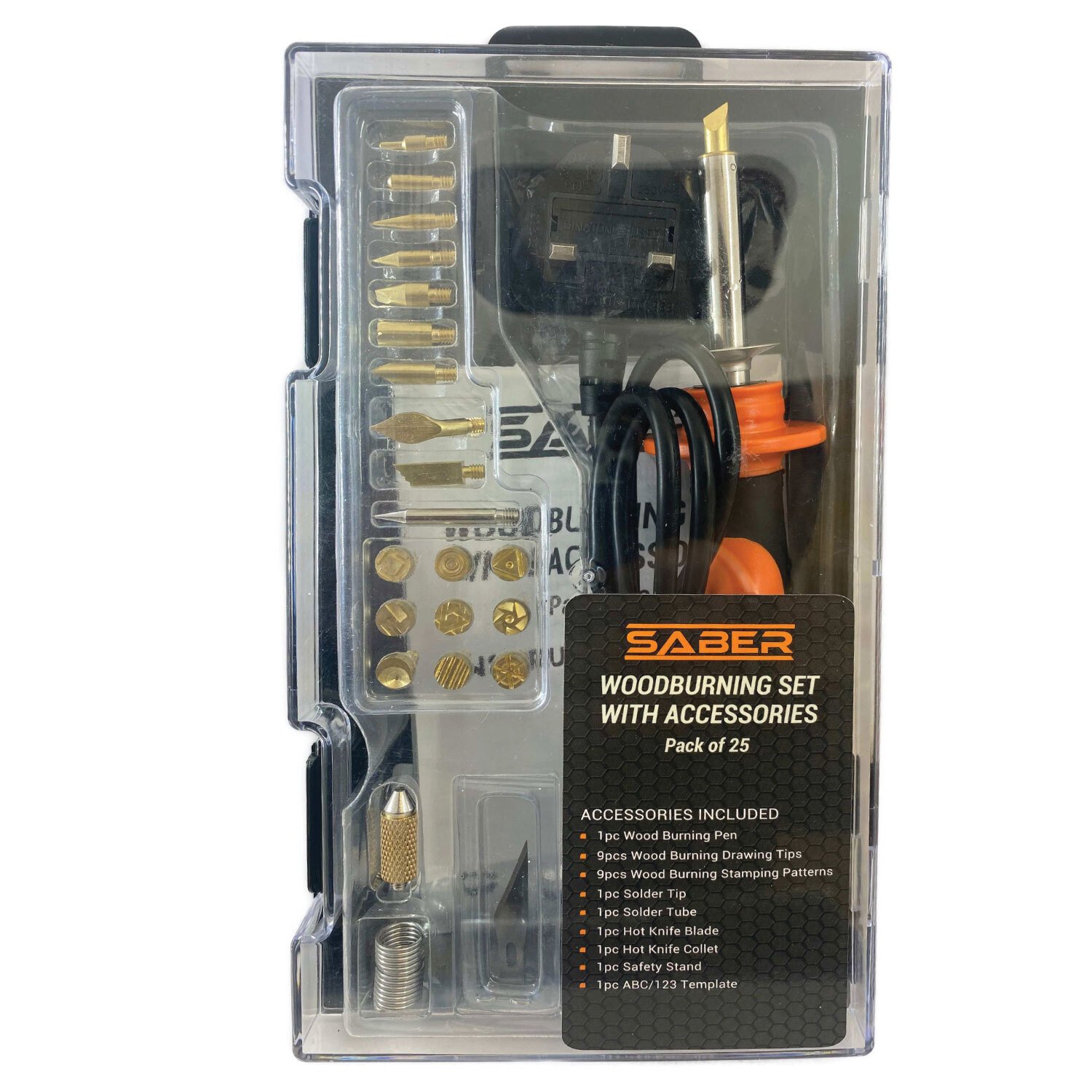 Pyrography Wood Burning Kit - Orange Image