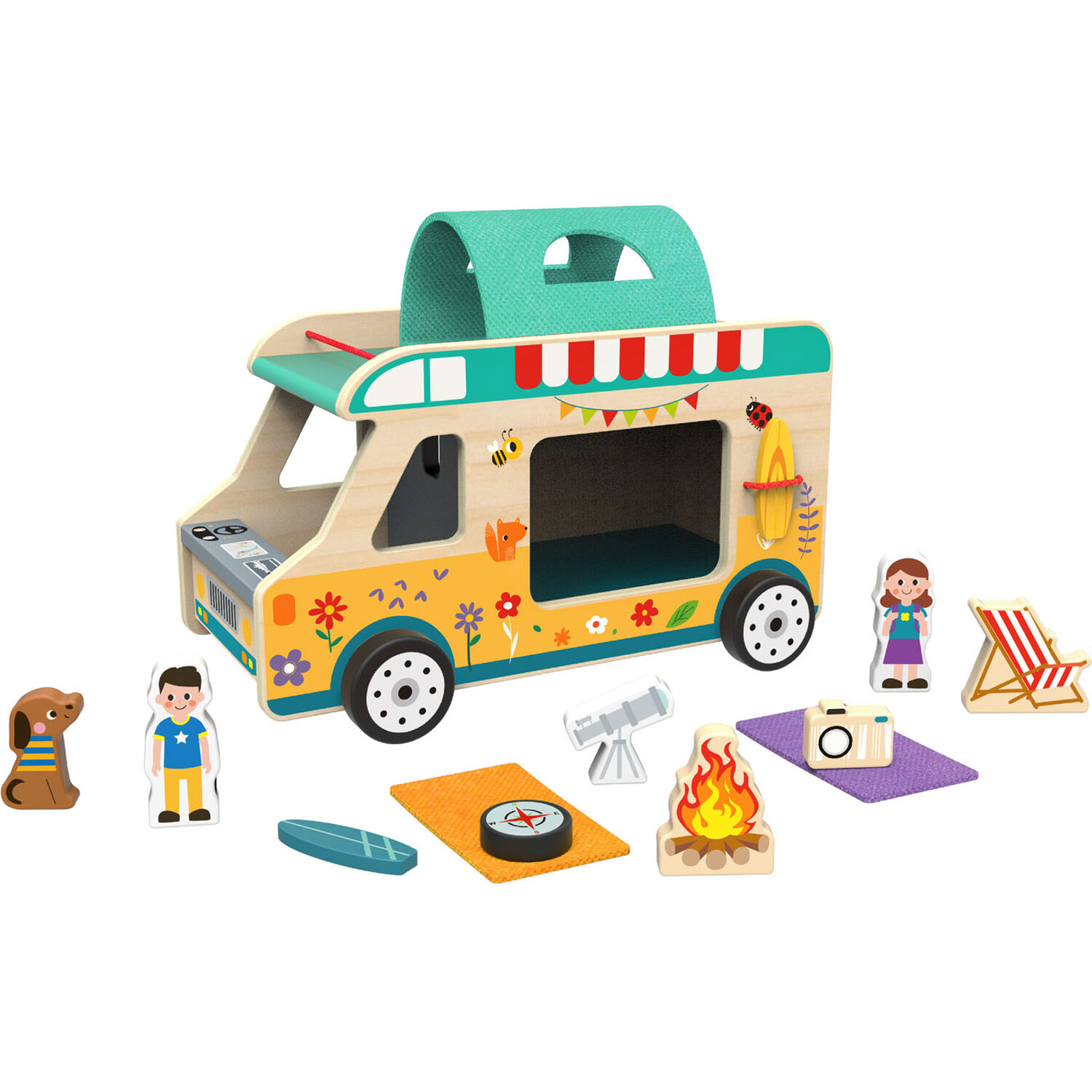 Wooden Camping RV Image