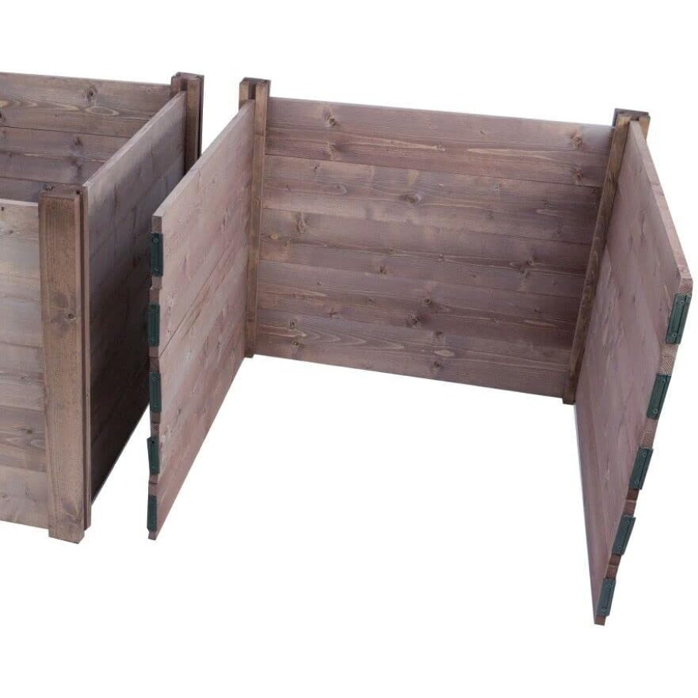 Garden Gear 3-Sided Wooden Compost Module 573L | Wilko