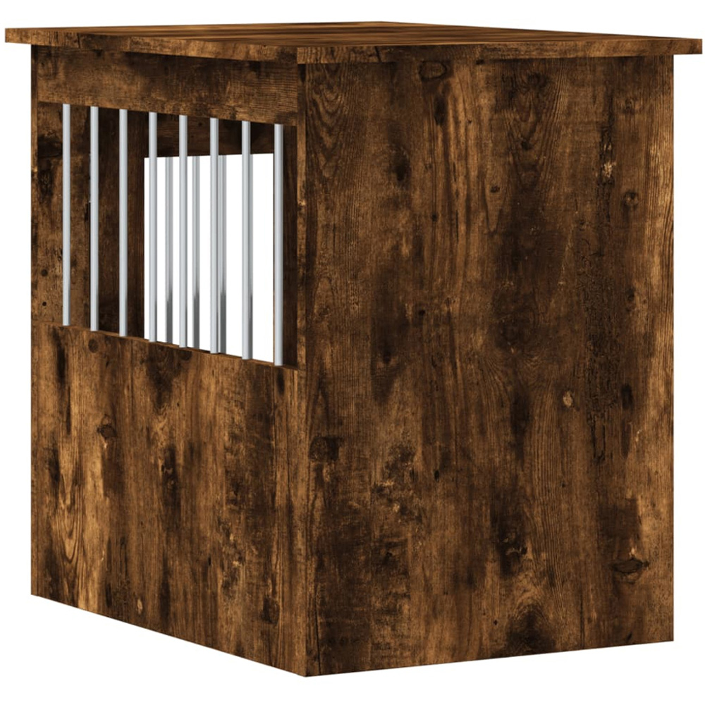 vidaXL Sonoma Oak Engineered Wood Dog Crate Furniture 59 x 45 x 62cm Image 3