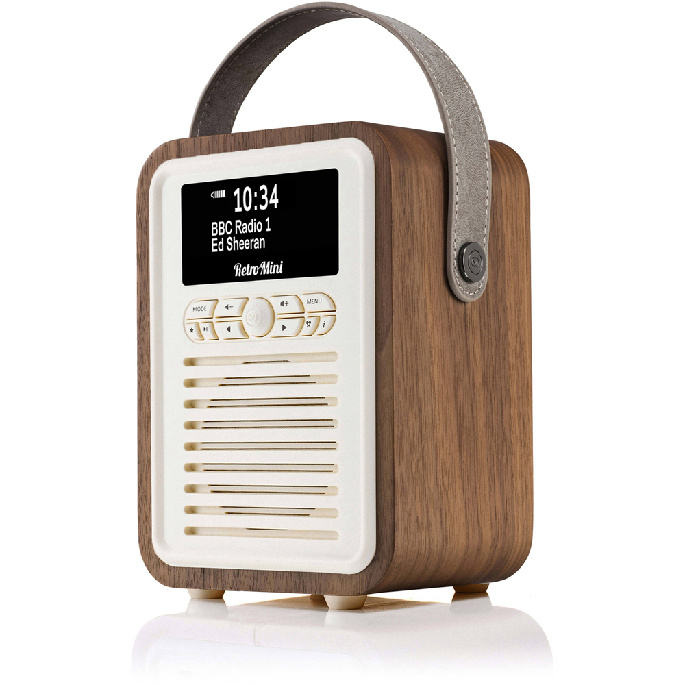 VQ Retro Mini Walnut DAB Digital Radio Image 4