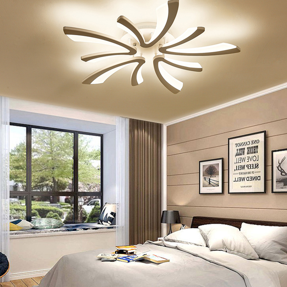 Living and Home 29 inch White V Shaped Stepless Dimming LED Ceiling Light Image 7