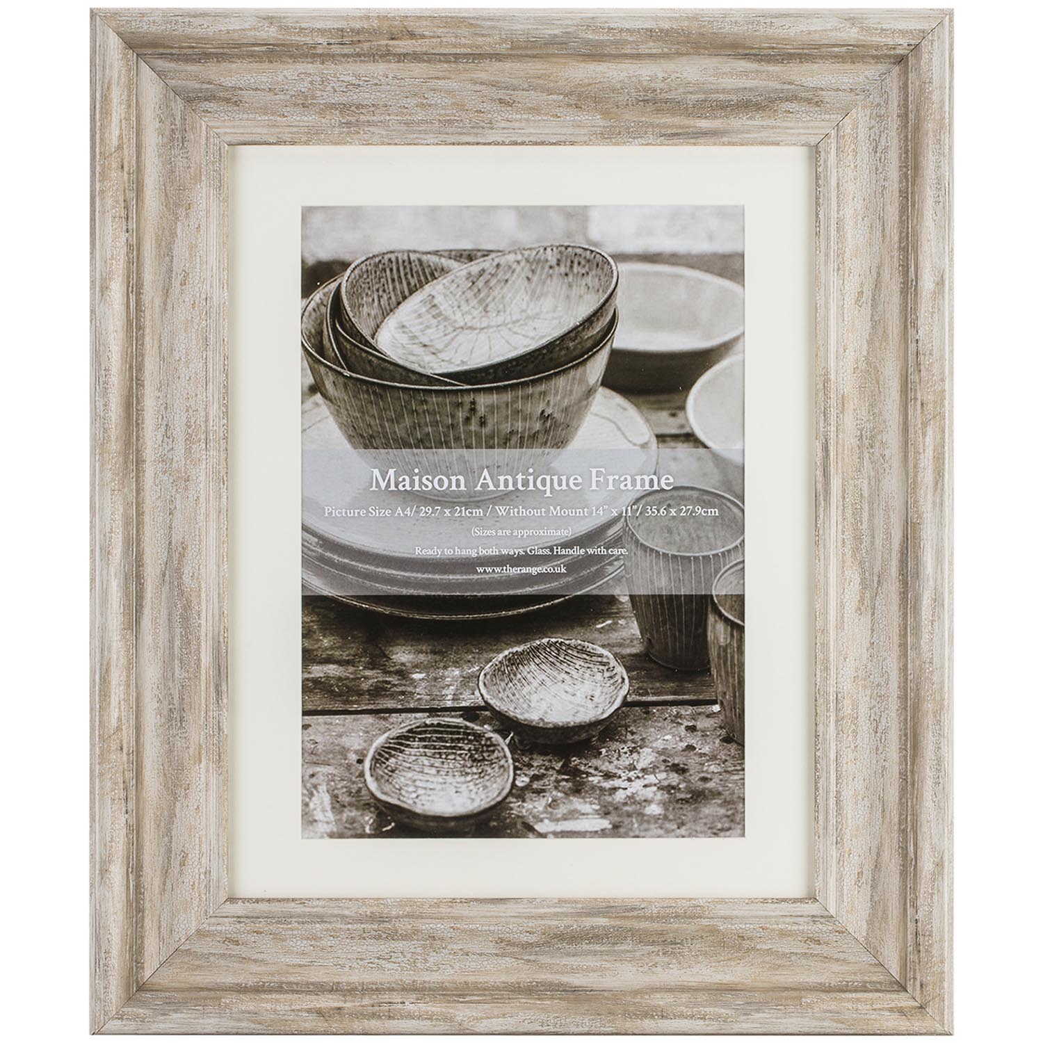 Maison Antique Photo Frame A4 Image