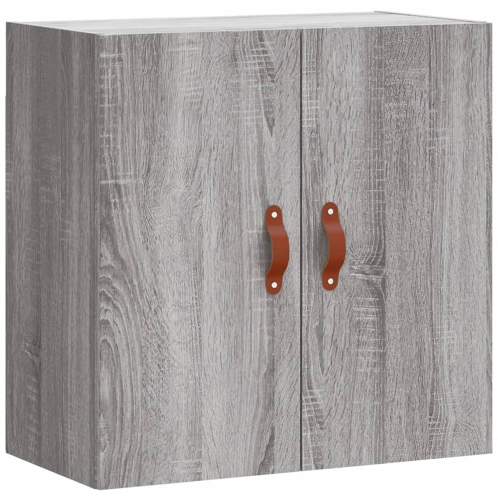 vidaXL 2 Door Grey Sonoma Oak Wall Cabinet Image 2