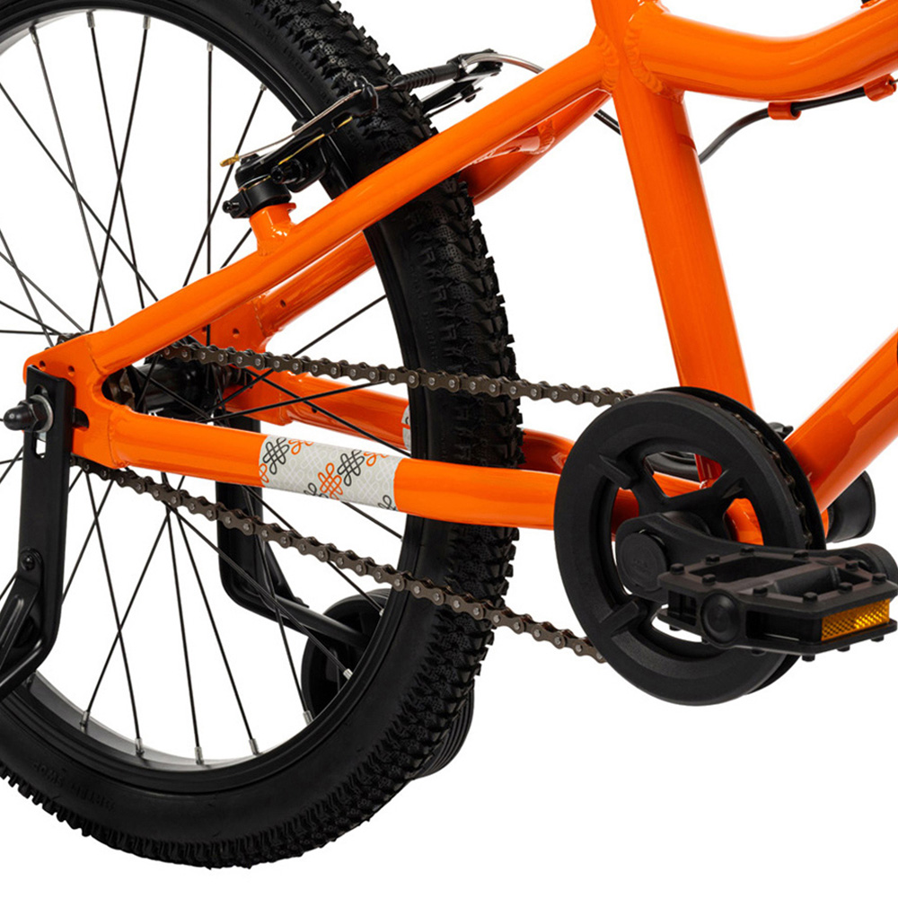 Huffy Literide Kids Single Speed 20 inch Tangerine Orange and Pebble Grey Bike Image 3