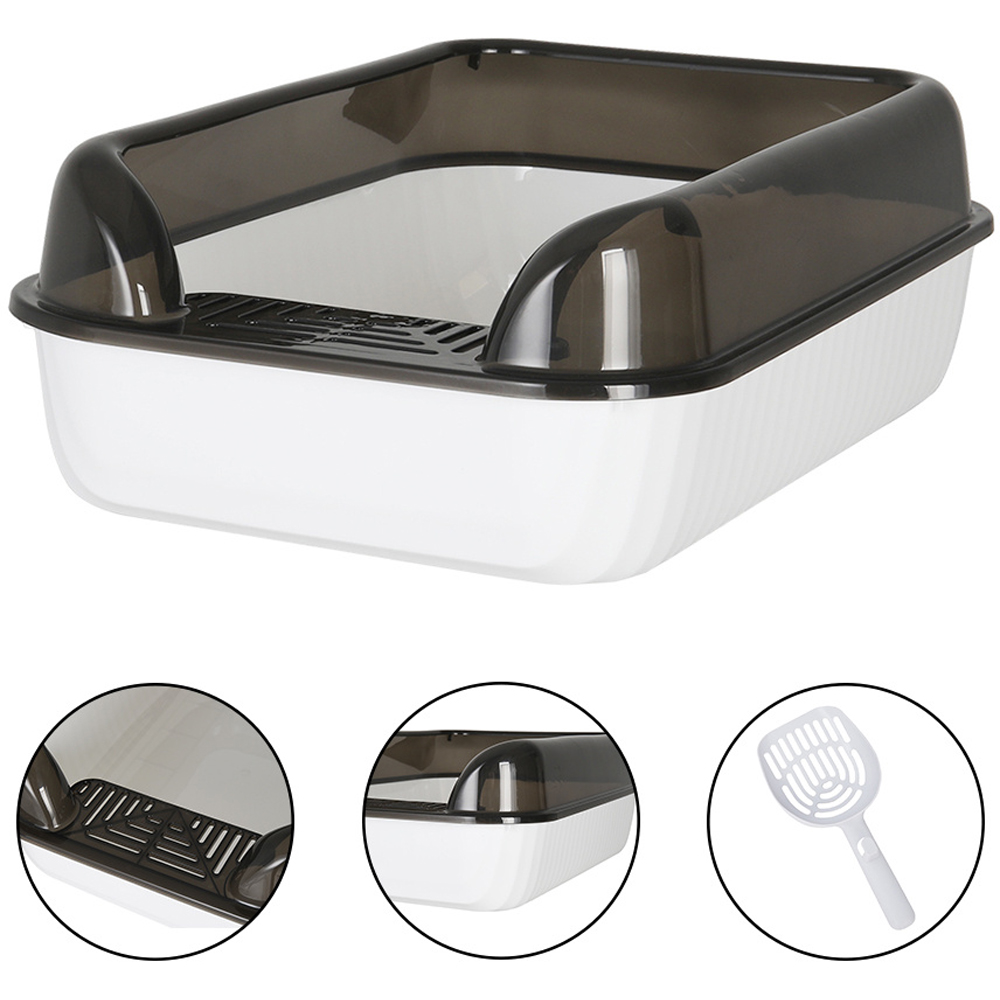 H&O Direct Anti Splash Cat Litter Box Large Image 2