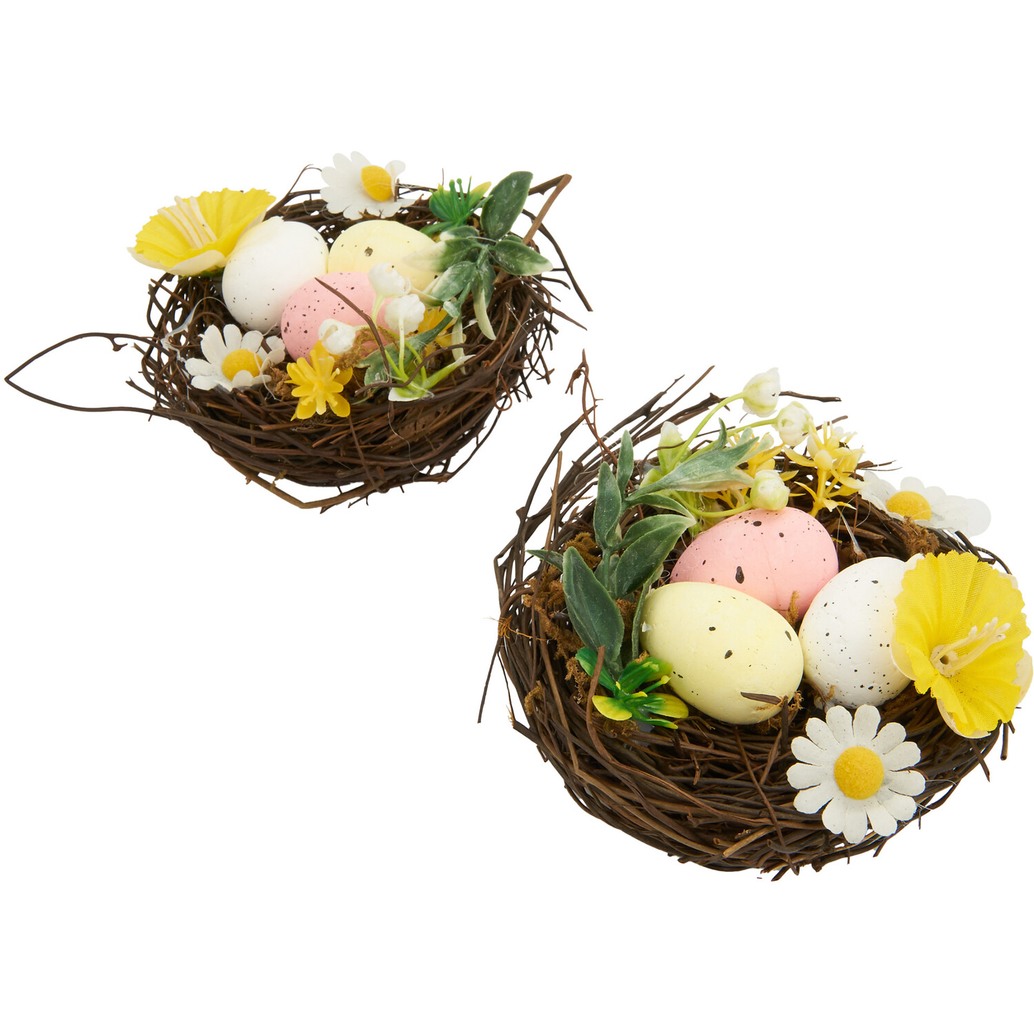 Easter Craft Nest with Flowers Image 2