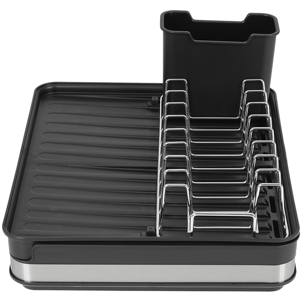Living and Home Expandable Kitchen Dish Drainer Rack Image 4
