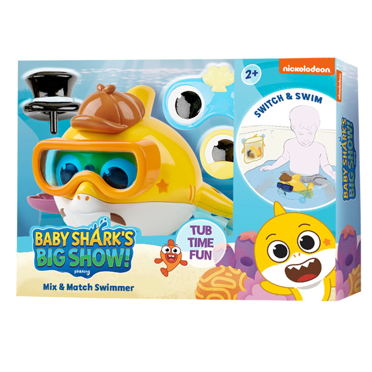 Baby Shark's Mix and Match Bath Swimmer Image 1