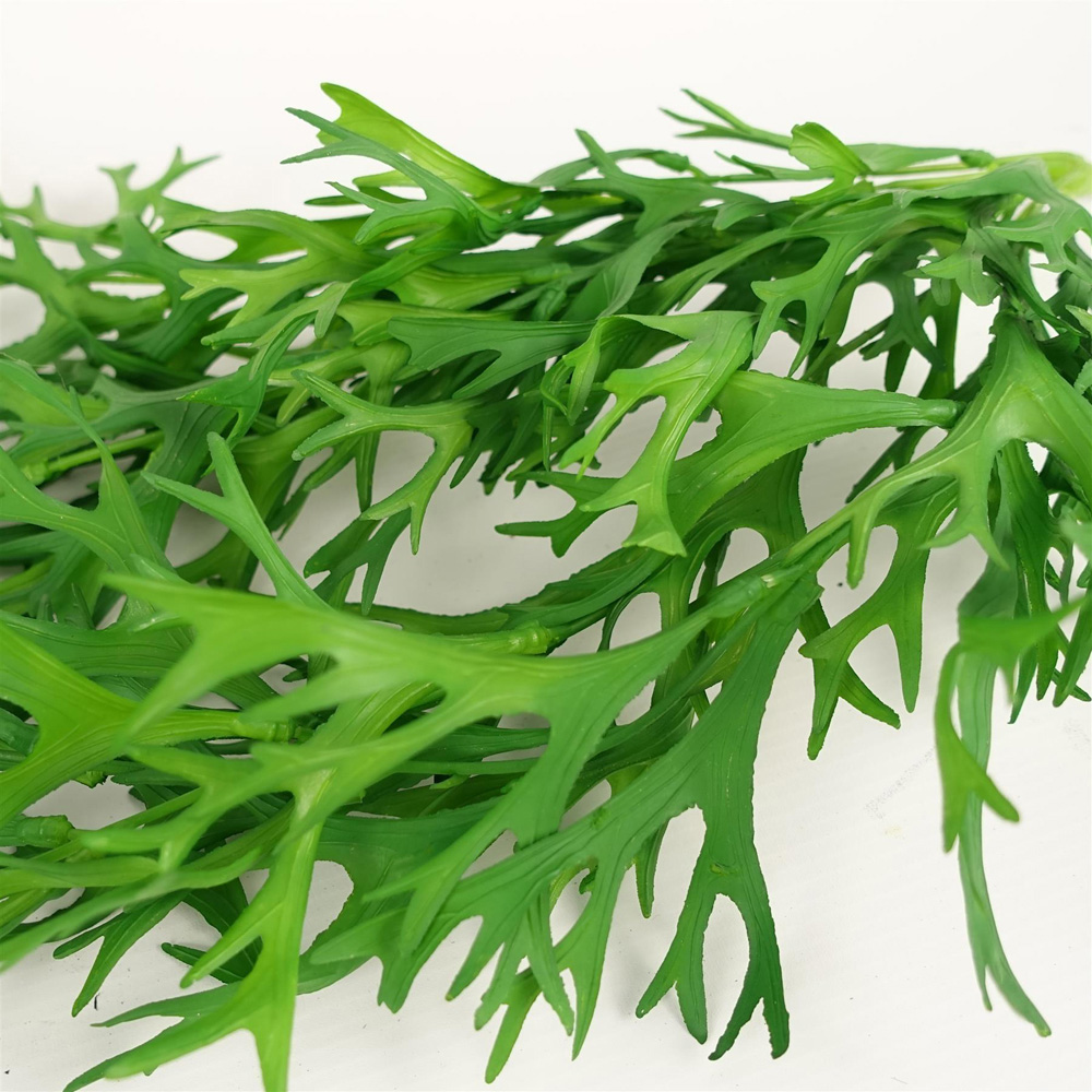 Leaf Staghorn Fern Single Stem Hanging Artificial Plant 2.6ft Image 4