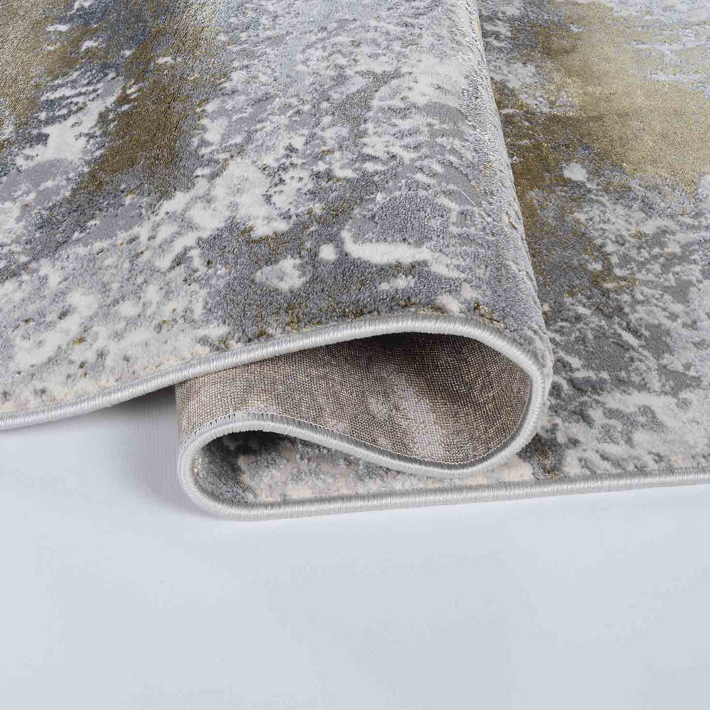 Desire Rugs Onyx Gold Living Room Abstract Area Rug 120 x 170cm Image 3
