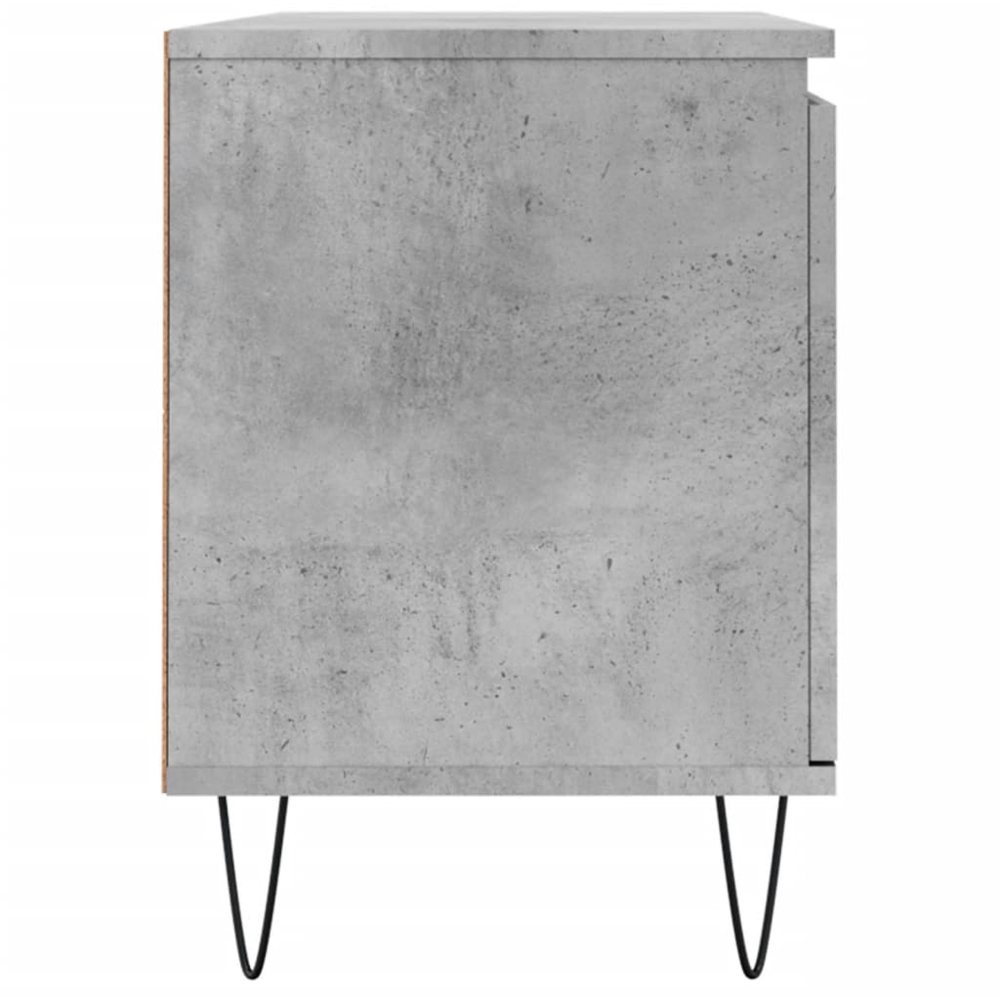 vidaXL 2 Door 2 Shelf Concrete Grey TV Cabinet Image 7