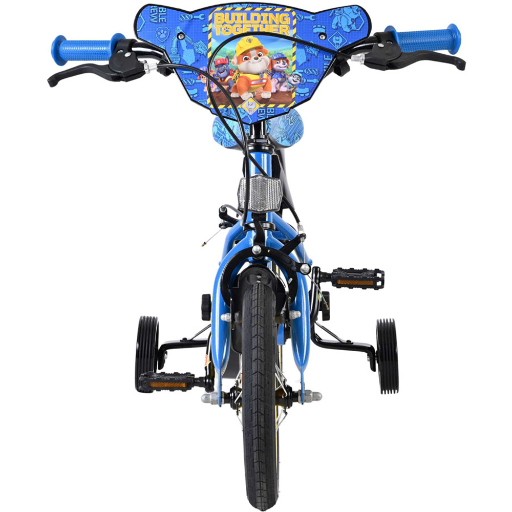 Volare Rubble and Crew Kids 12 inch Multicolour Bike with Stabilisers Image 3