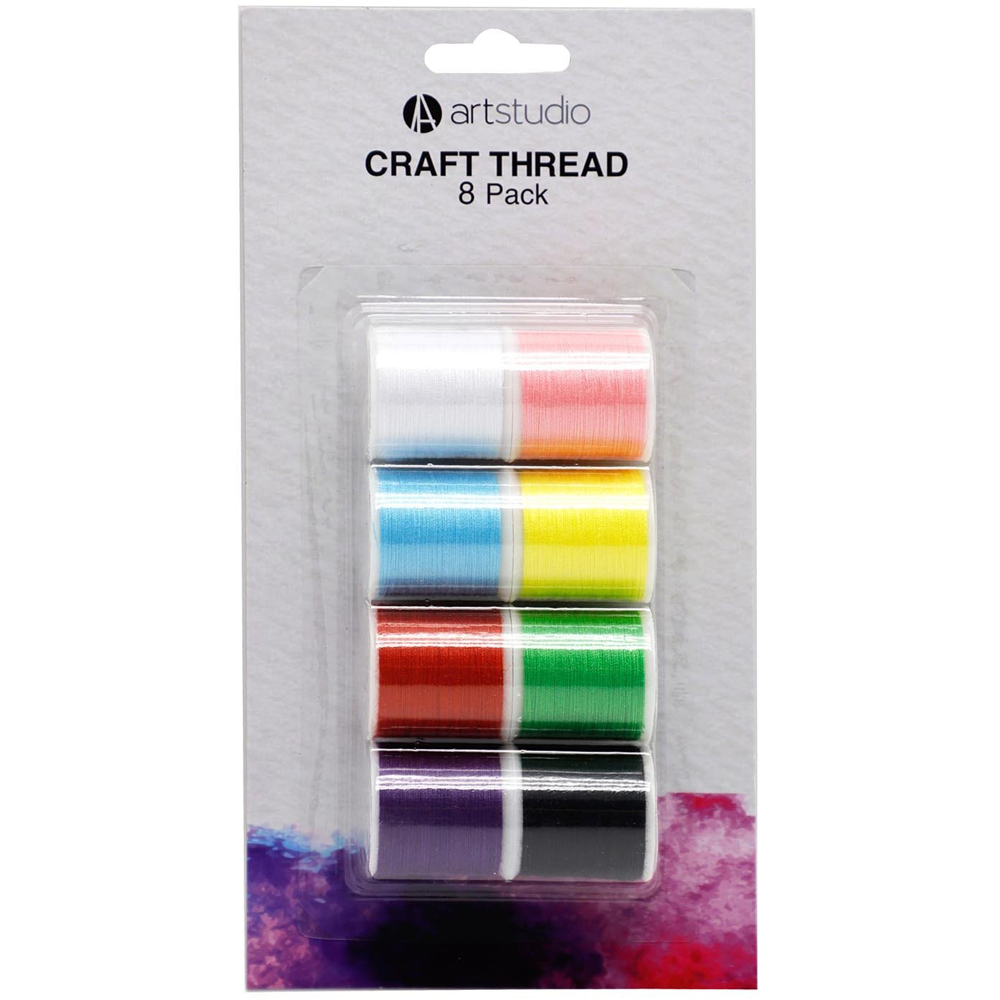 Pack of Eight Art Studio Craft Thread Image