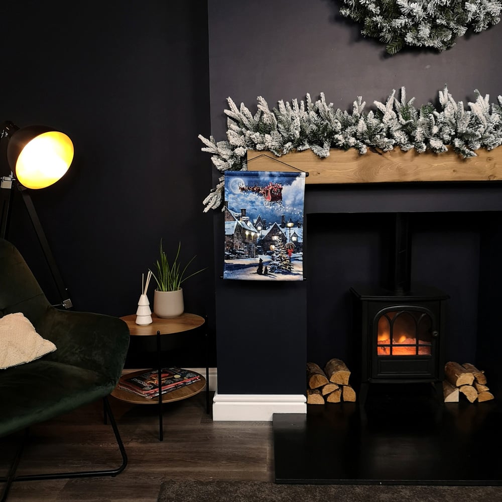 Samuel Alexander Street with Christmas Tree Light Up Wall Art 38 x 47cm Image 7