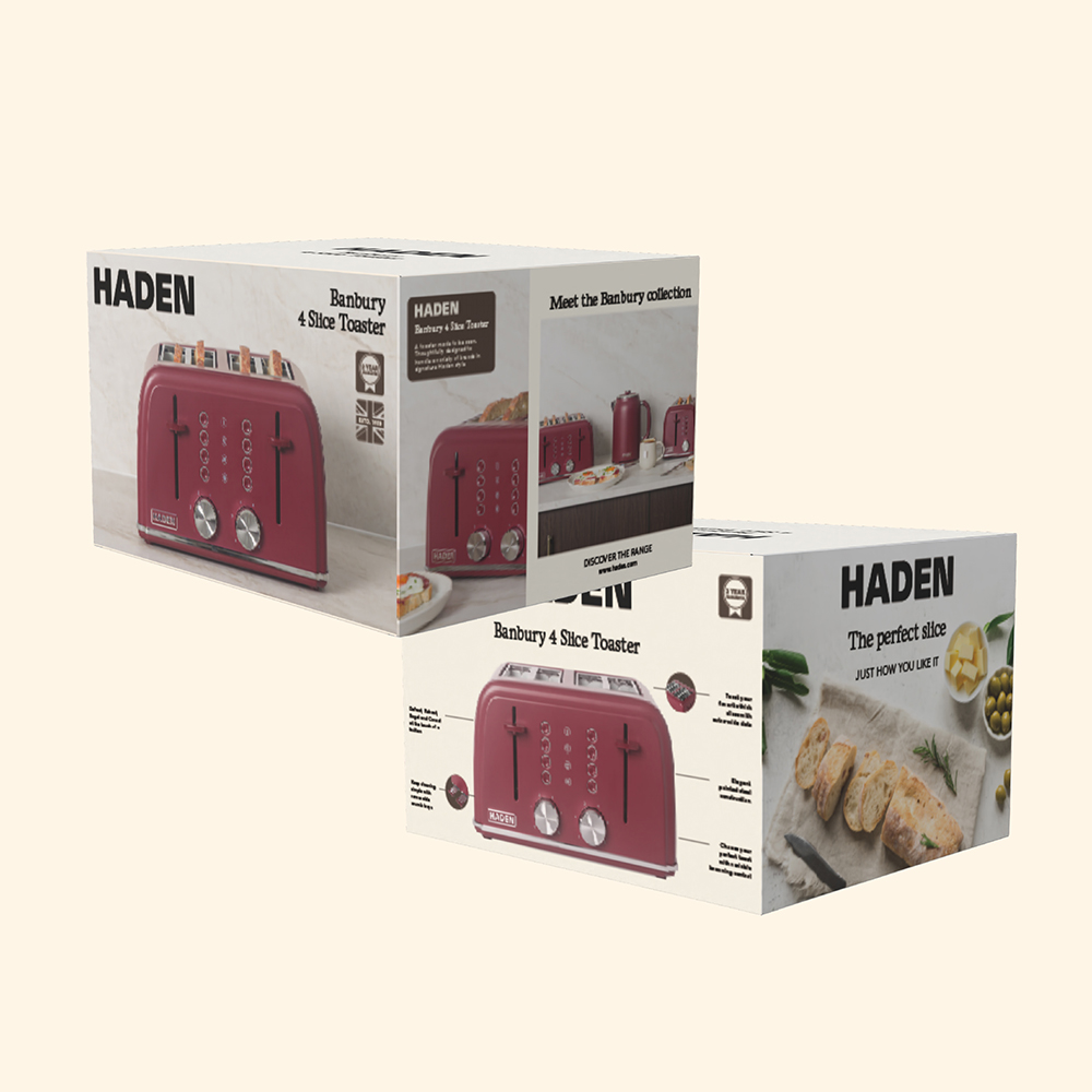 Haden Banbury 214768 Berry 4 Slice Toaster Image 7