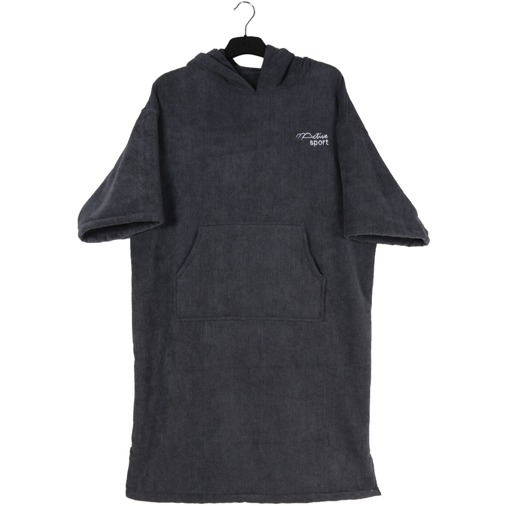 Active Sport Black Changing Robe Image 1