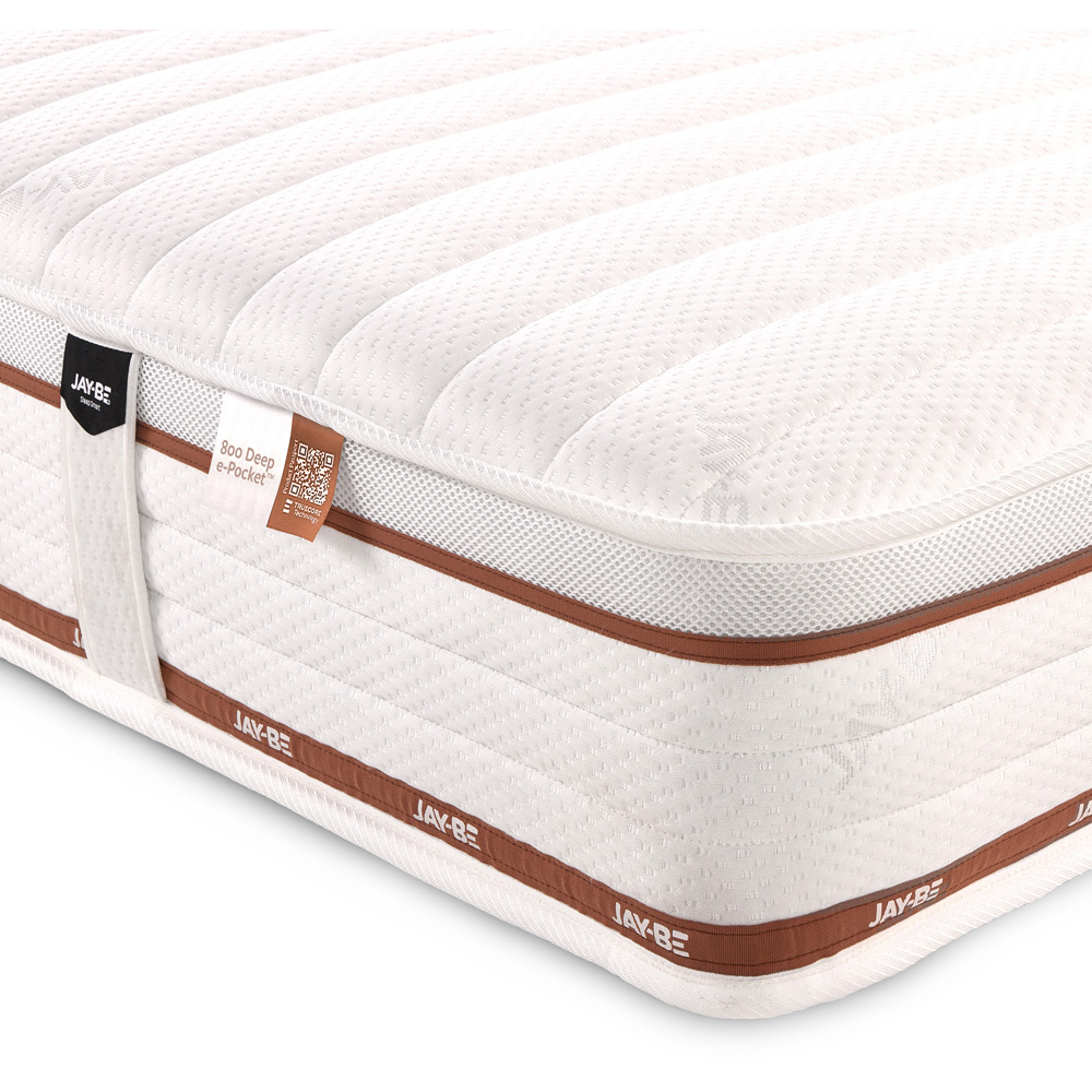 Jay-Be Ryze Single 800 Pocket Sprung e-Fibre Mattress with 3D Mesh Ventilated Border Image 3