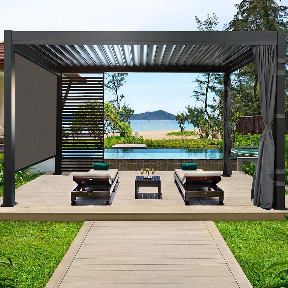 Malay Ibiza 4 x 3m Aluminium Pergola Image 4